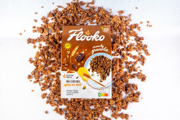 Crunchy granola Flooko aux cacao, lait et miel – Image 4