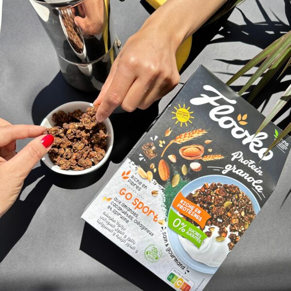 Crunchy granola Flooko GoSport aux amandes, cacahuètes et oléagineux – Image 3