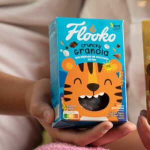 Pocket Crunchy granola Flooko aux pépites de chocolat au lait 35g